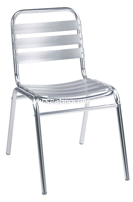 Ganda Seating 626 Newport Aluminum Outdoor Stacking Restaurant Chairs