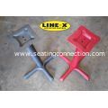 Line X Coated Outdoor Indoor Cast Iron Commercial & Restaurant Table Bases